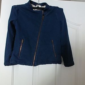 Crazy 8 Dark blue demin/sweater jacket